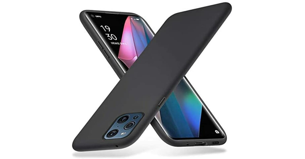 Coque De Protection Silicone Noir Pour OPPO Find X3 Lite - Marque Little Boutik - Neuf Sous Blister